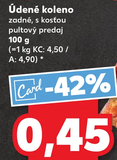 Údené koleno zadné