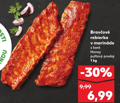 Bravčové rebrá v marináde
