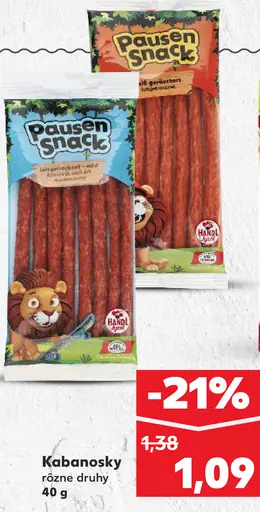 Pausen Snack Kabanosky