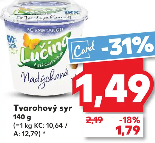 LUČINA Tvarohový syr