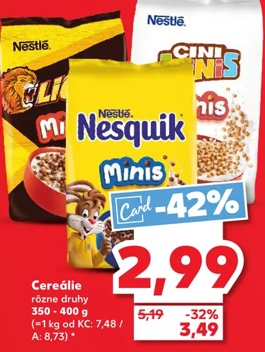 Nestlé cereálie