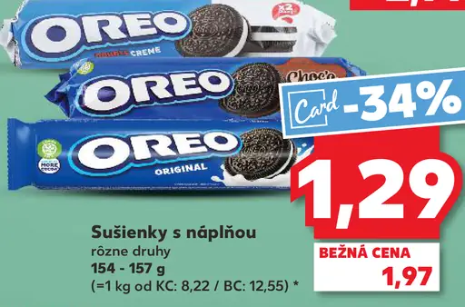 Oreo sušienky s náplňou
