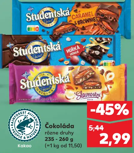 Studentská čokoláda