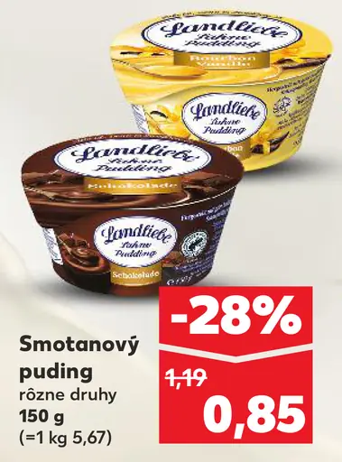 Smotanový puding Landliebe