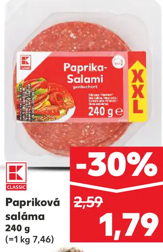 K-Classic Papriková saláma