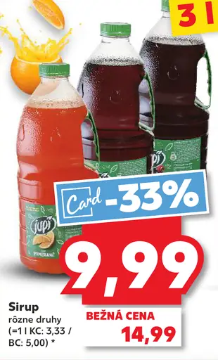 Sirup različných druhov