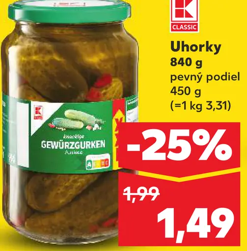 K-Classic Uhorky