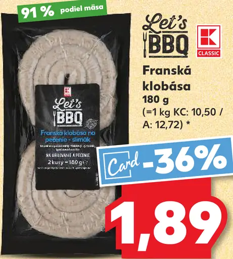 Let's BBQ Franská klobása
