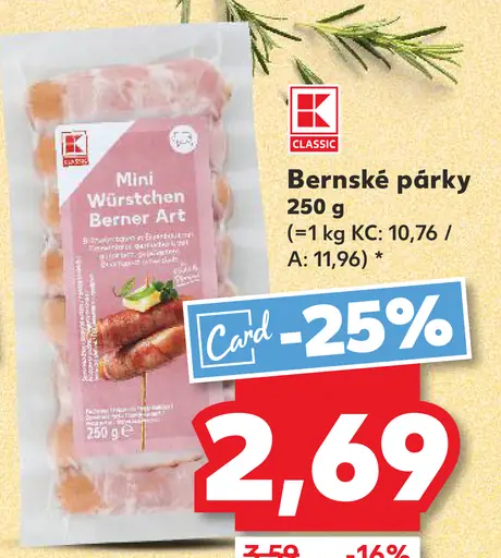 Let's BBQ Bernské párky
