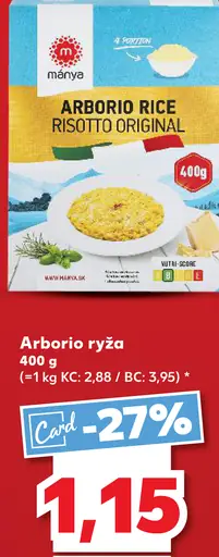 Măna Arborio ryža