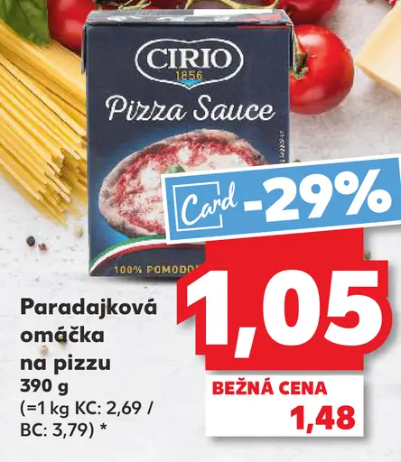 Cirio Paradajková omáčka na pizzu