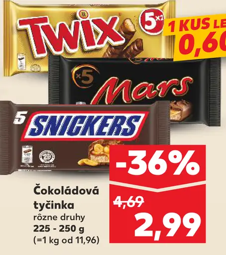 Twix čokoládová tyčinka