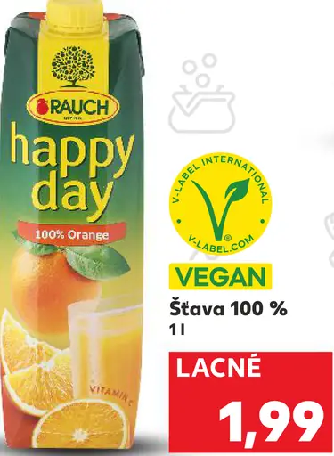 Rauch Happy Day džús 100 %