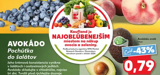 Avokádo zrelé