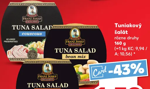 Franz Josef Exclusive Tuniakový šalát couscous