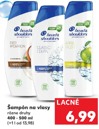Head & Shoulders šampón na vlasy