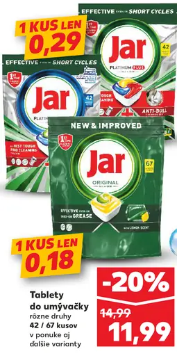 Jar Tablety do umývačky