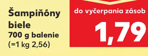 Šampiňóny biele