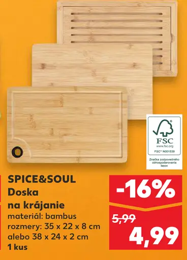 Spice&Soul Doska na krájanie
