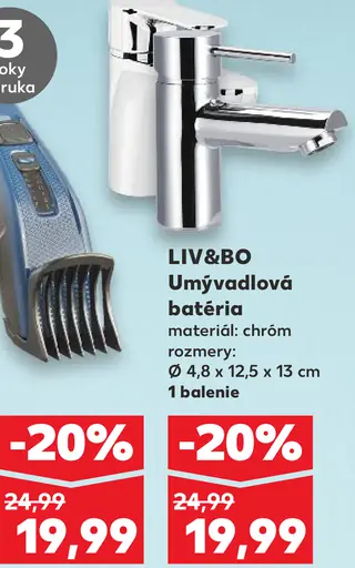 LIV&BO Umývadlová batéria