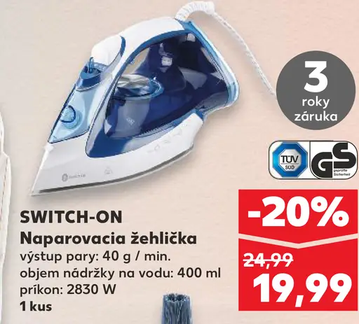 Switch-On Naparovacia žehlička