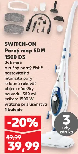 Switch-On Parný mop SDM 1500 D3