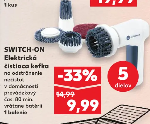 Switch-On Elektrická čistiaca kefka