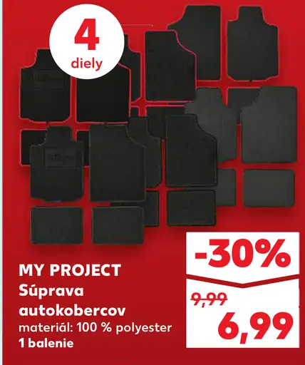 My Project Súprava autokobercov