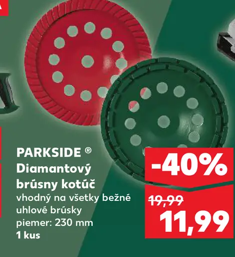 Parkside Diamantový brúsny hrniec