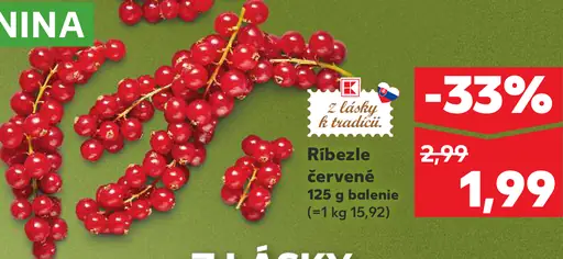Ríbezle červené