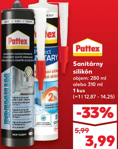 Pattex Sanitárny silikón