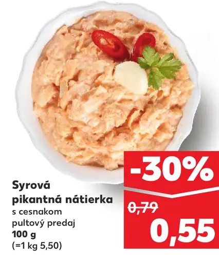 Sýrová pikantná nátierka s cesnakom
