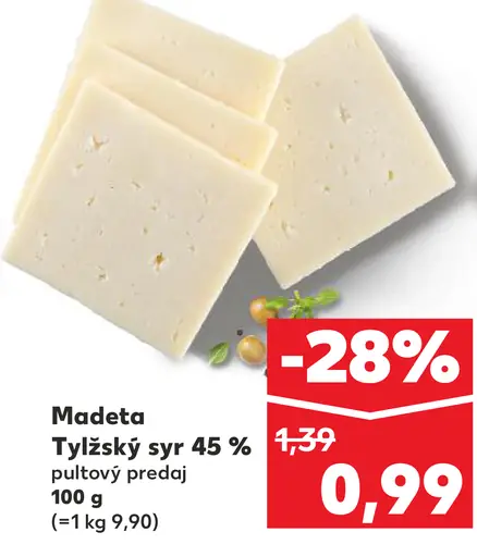 Madeta Tylžský syr 45%