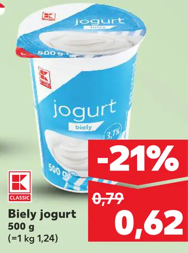 K-Classic Biely jogurt