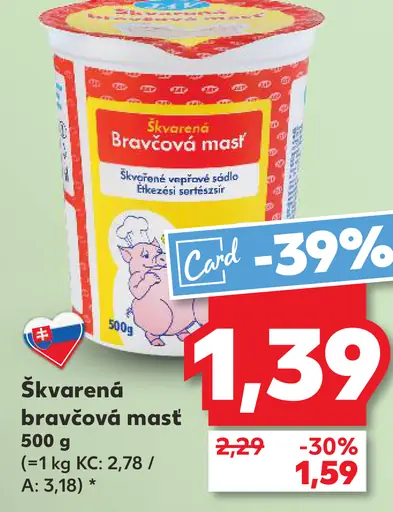 K-Classic Škvarková bravčová masť