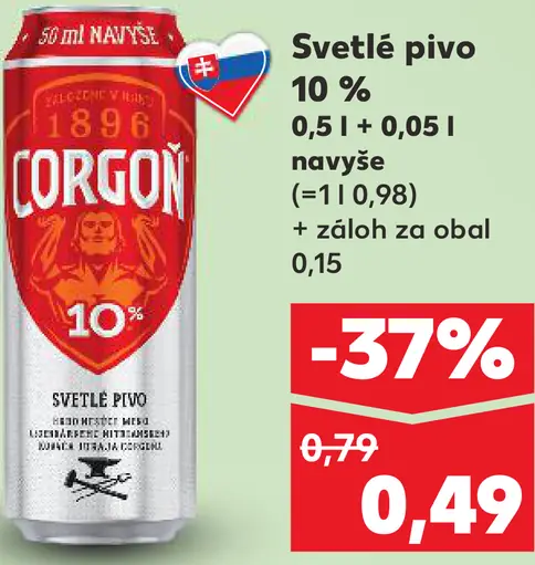Corgoň plechovka