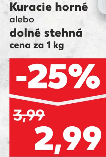 Purland Kuracie horné alebo dolné stehná
