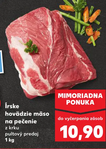 Írske hovädzie mäso na pečenie