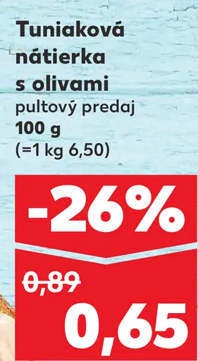 Tuniaková nátierka s olivami