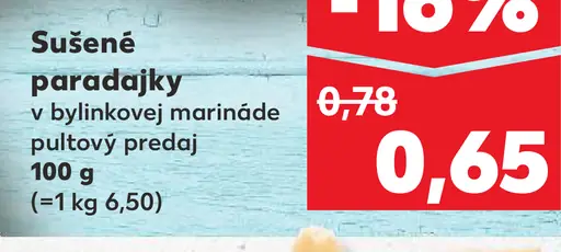 Sušené paradajky v bylinkovej marináde