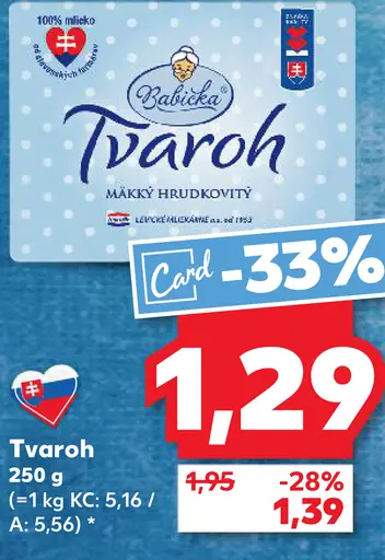 Tvaroh mäkký hrudkovitý