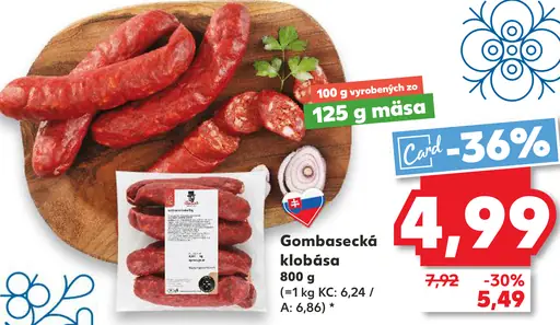 Gombasecká klobása