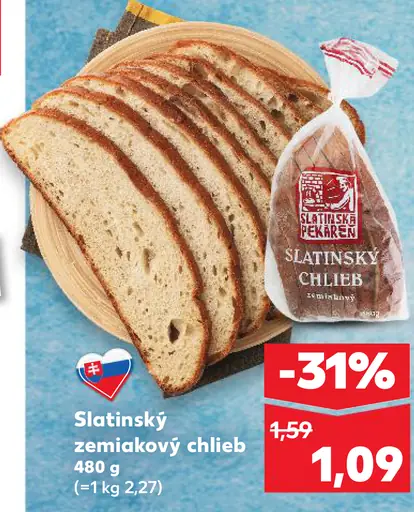 Slatinský zemiakový chlieb