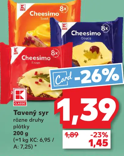 Classic Tavený syr