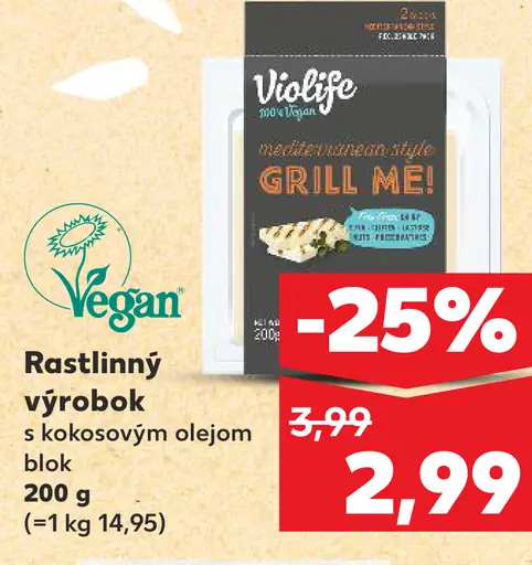 Violife Rastlinný výrobok s kokosovým olejom