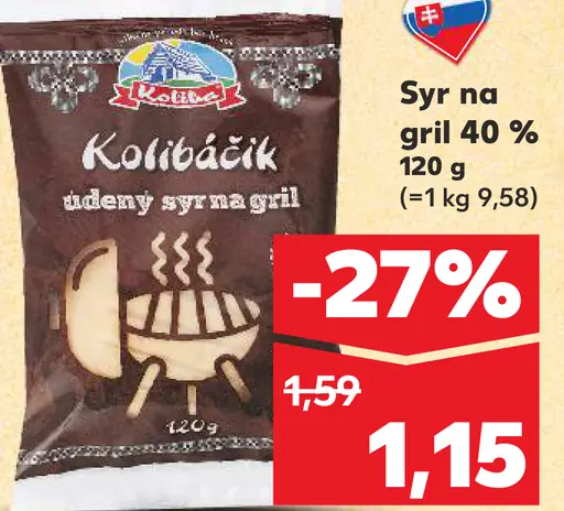 Kolibačik Syr na gril