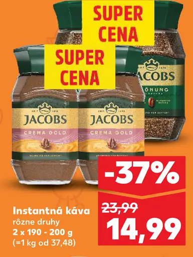Jacobs instantná káva