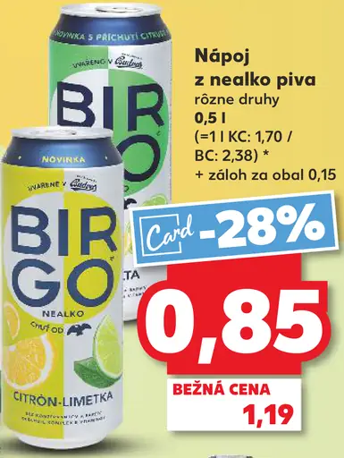 Nápoj z nealka piva