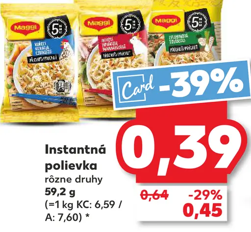 Maggi instantná polievka