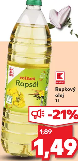 K-Classic Repkový olej